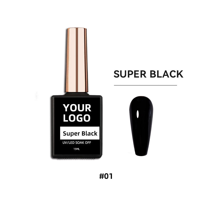 Super Gel Polish Negro/Blanco